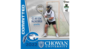 Gavin Koors Commitment to Chowan University